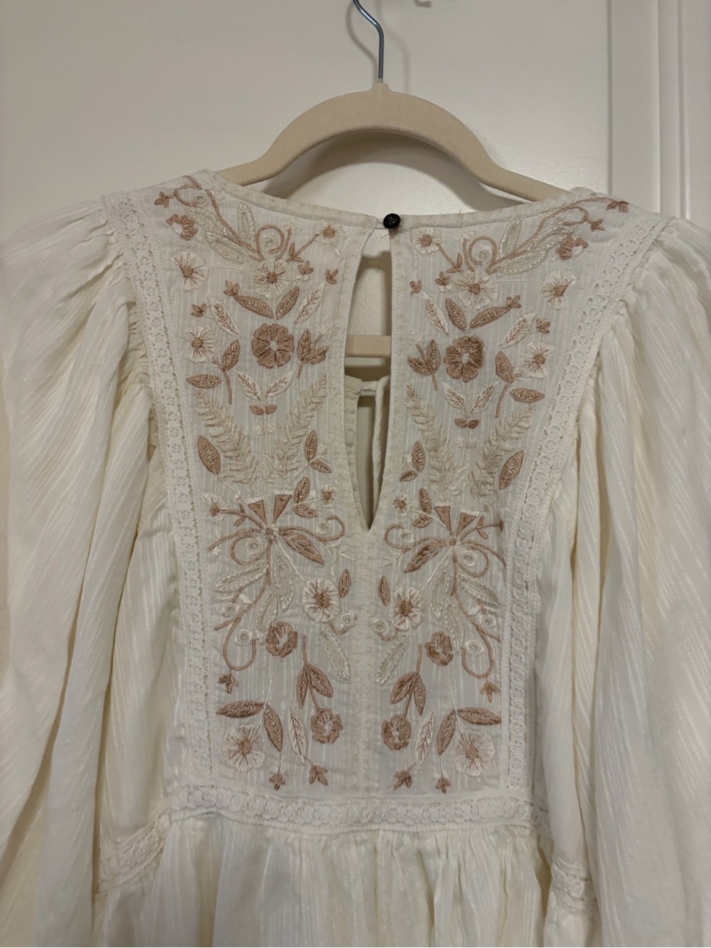 ☀️✌🏽🕊️Anthropologie Viveka Embroidered Bohemian Lace Mini Dress🕊️✌🏽☀️ - Picture 15 of 15